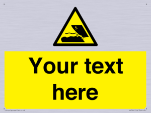 Custom Warning submerged objects in watercraft areas